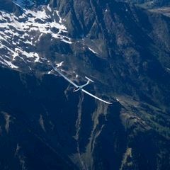 Flugwegposition um 15:09:34: Aufgenommen in der Nähe von Gemeinde Gerlos, Österreich in 3211 Meter